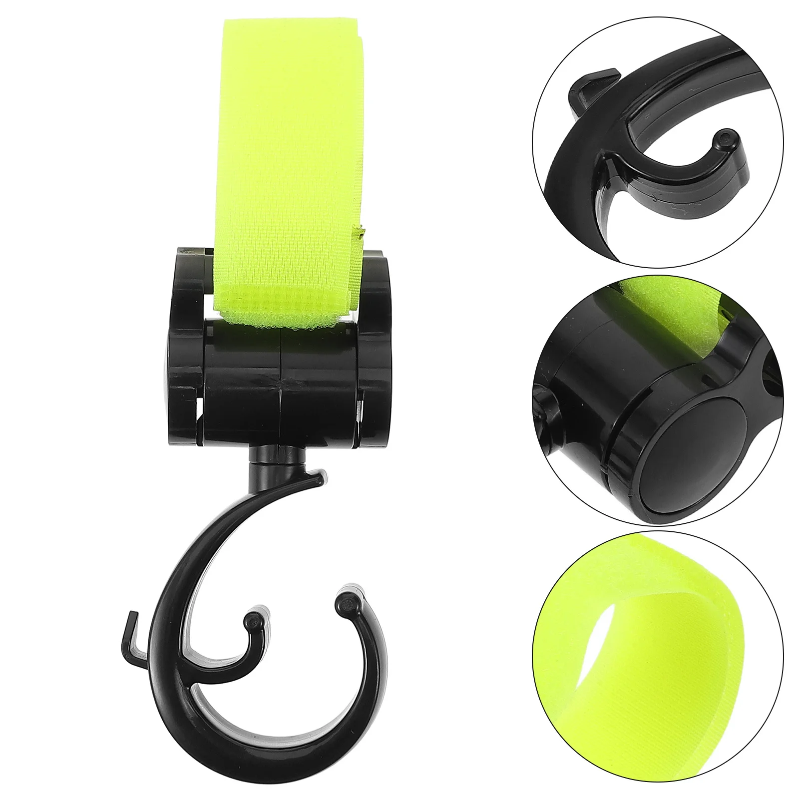 عربة أطفال هوك الشريط السحابة متعددة الوظائف قوي حقيبة شماعات لا الحفر المطلوبة توافق متعدد الاستخدامات قوي #2