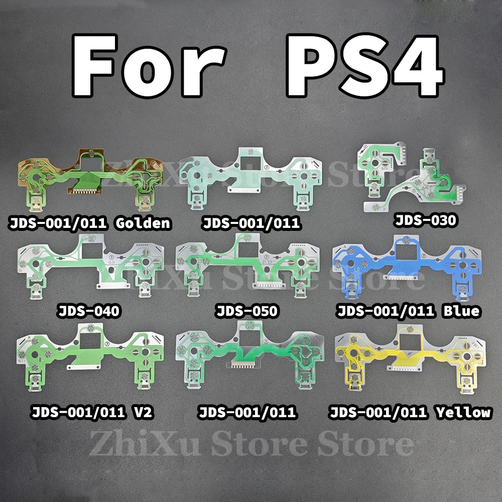 1-10 шт. для контроллера PS4: проводящая пленка, гибкий кабель клавиатуры, ленточная печатная плата JDS 001 010 011 030 040 050 055