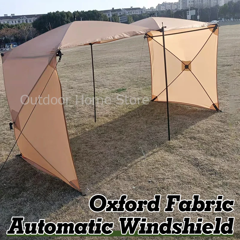 

Camping Shelter Sidewall Windscreen Folding Outdoor Tent Sunshade Wind Break Picnic Waterproof Tent Gas Stove Burner Large Tarp