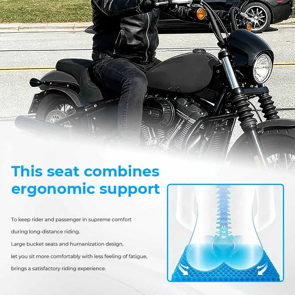 For Harley Softail Street Bob FXBB 2018 2019 2020 2025 2026 Front Rear Driver Passenger Seat Black 1 PCS Motorcycle Accessories - view 2