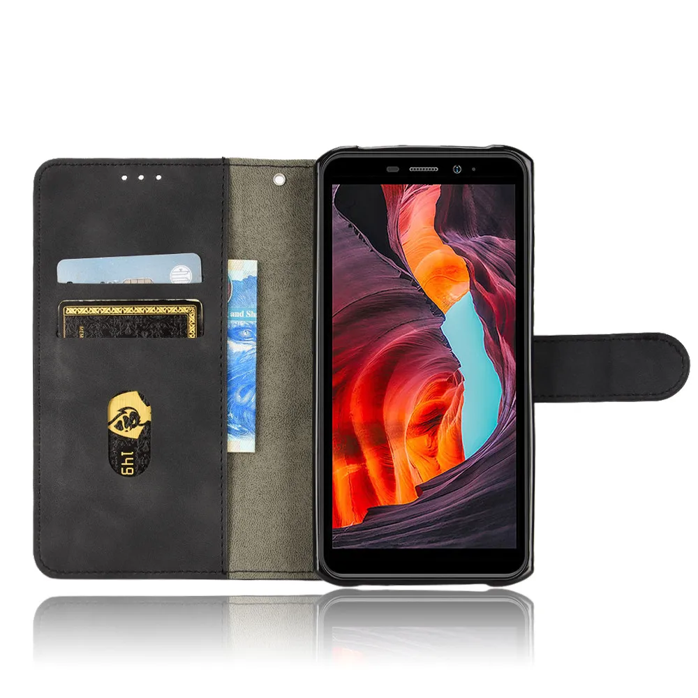 Coque portefeuille en cuir PU pour Ulefone Armor X10 Pro, étui de luxe avec Texture peau rabattable, fentes pour cartes, support pour téléphone