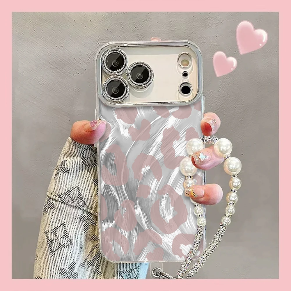 Galvanisierte Linsenschutz-Hüllen für iPhone 15 16 17 14 Pro Max Plus, iPhone 13 12 11 7 8 XS XR, Luxus-Leopardenmuster-Schutzhülle – Detail 9
