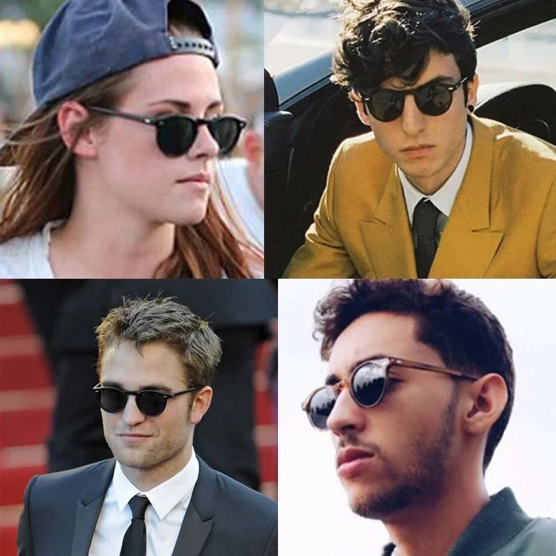 Retro Oval Cat Eye Sunglasses Man Woman 2021 Vintage Brand Designer Sun Glasses For Male Female UV400 Driving Mirror Goggle