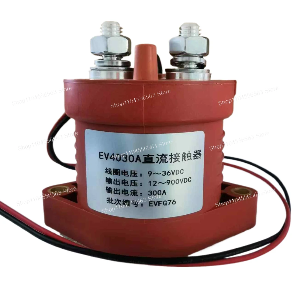 EV4030 DC Relay 300A DC12-900V High Voltage DC Contactor Automotive Relay A Set of Bridge Normally Open DC Relay