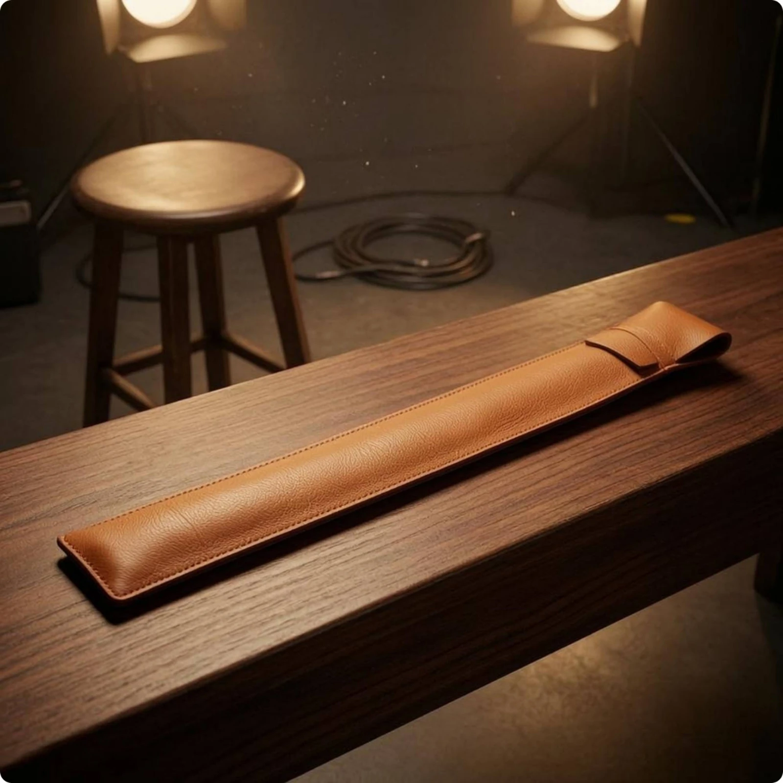 Leather Drumstick Bag Insert Pocket Drumstick Bag Drum Stick Holder Portable Music Gear Long-Lasting