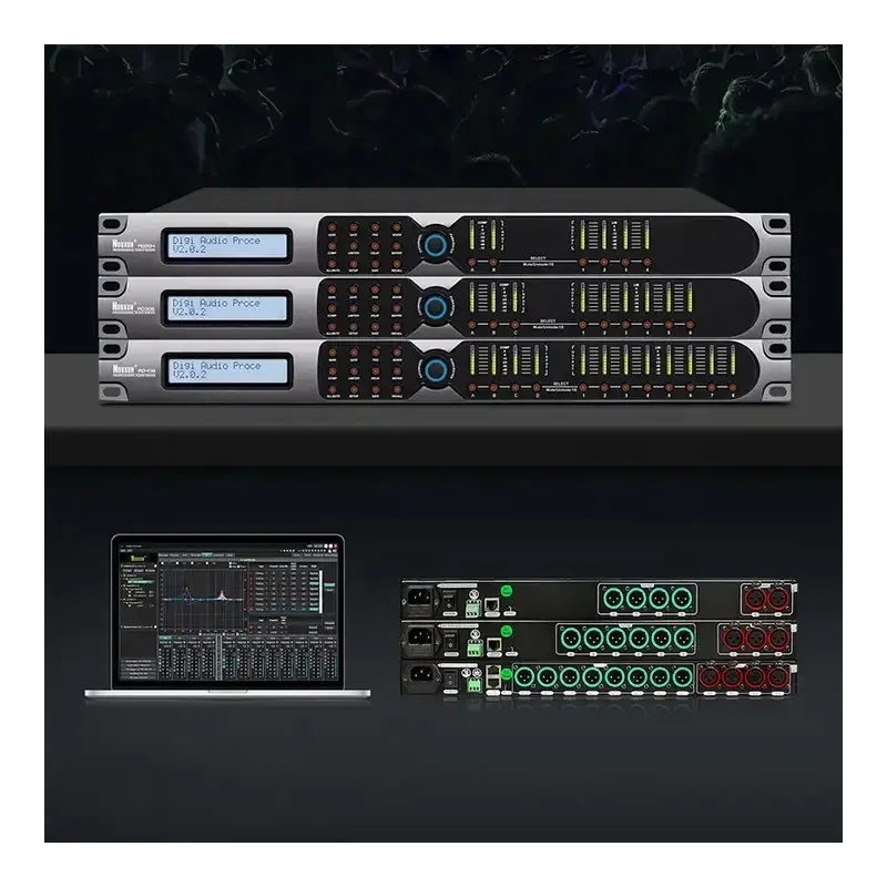 DBX PA2 Active DSP Audio 4-Way Loudspeaker Driverack Crossover