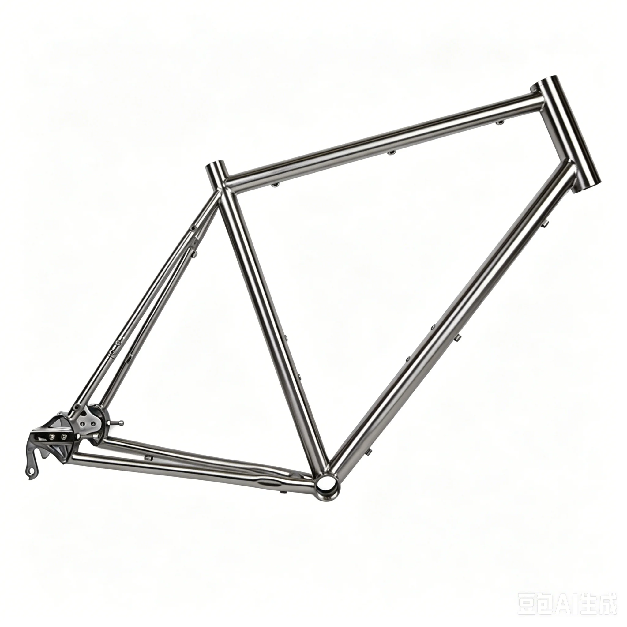 AliExpress NONE TIRIS-CRR9 Gravel Bike Frame with Sliding Dropout Gates Belts Drive for Rohloff Internal Gear Bicycle Framework 700C,Custom
