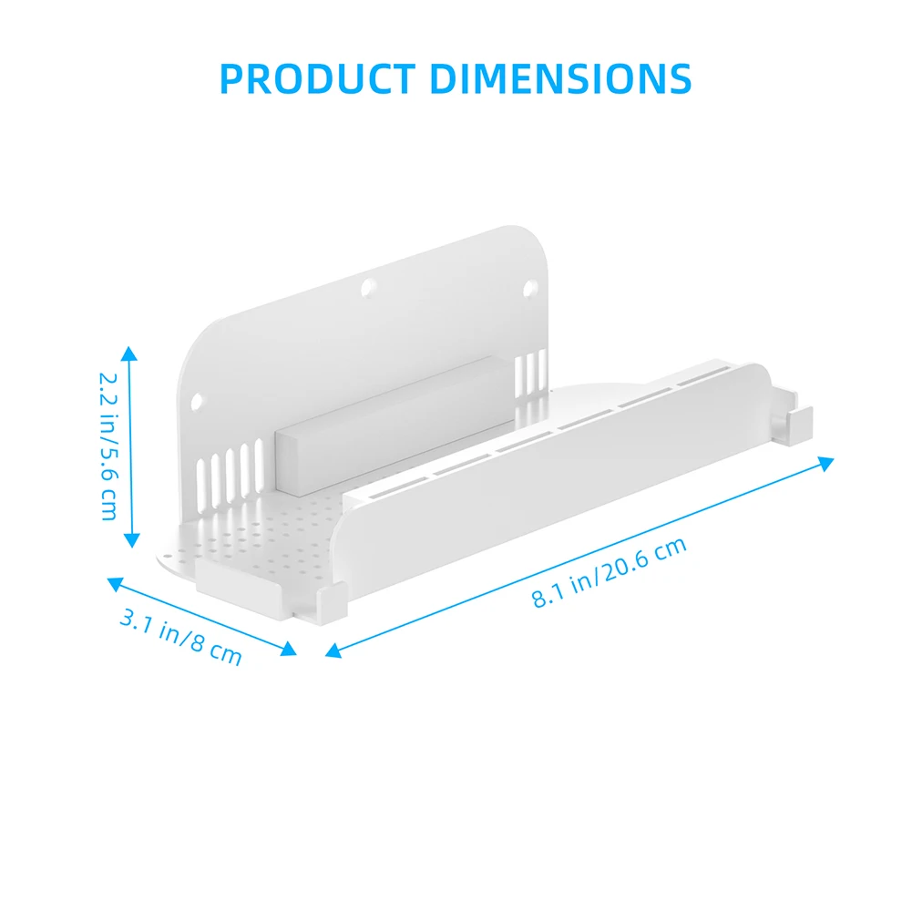 Supporto host per montaggio a parete per console NS2 per Switch 2 Staffa per supporto da parete in metallo con gancio per controller per console di gioco Switch OLED