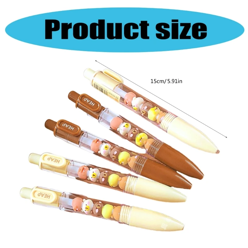 Cartoon gelpen schoolbenodigdheden kantoorbenodigdheden voor volwassen studenten schrijven