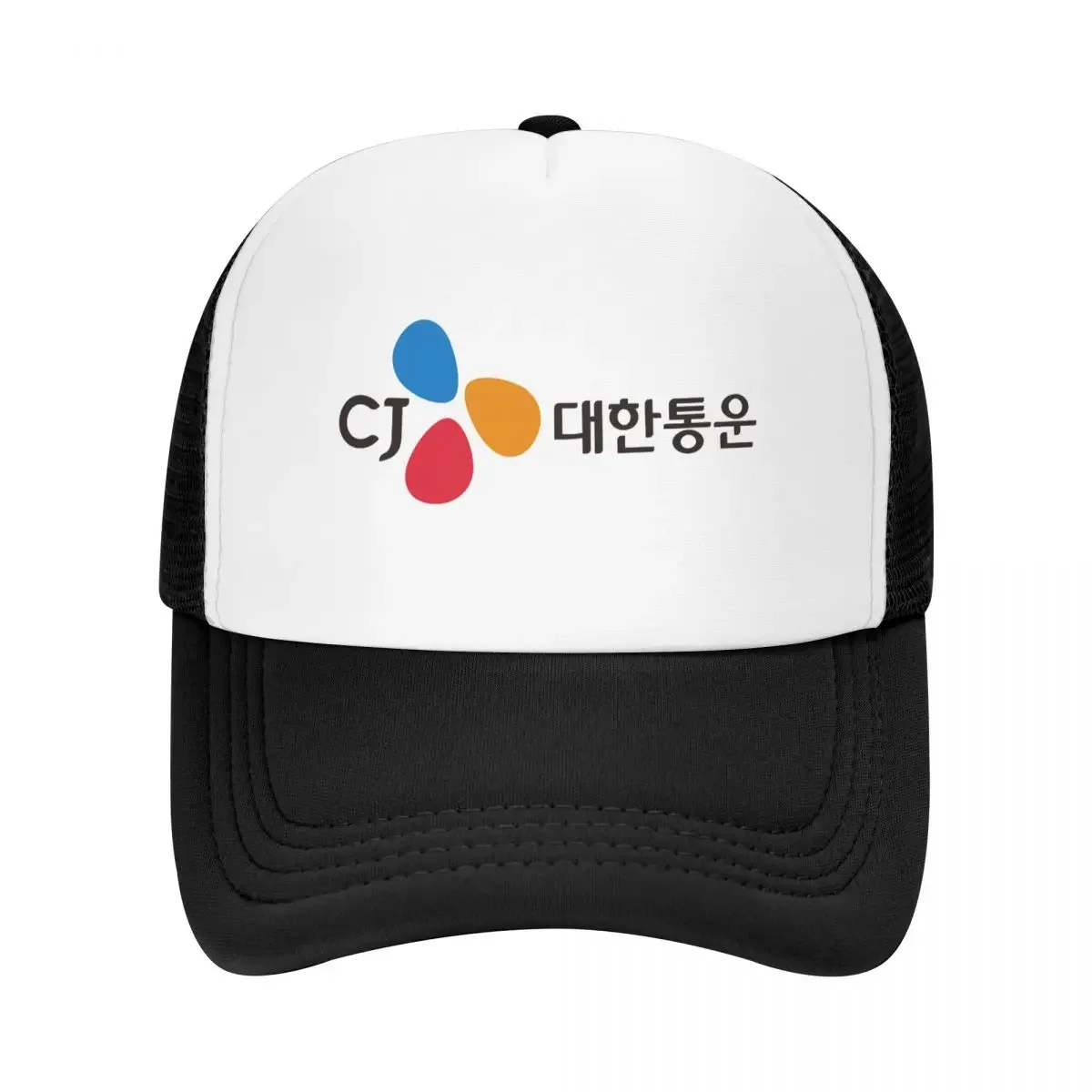

CJ Entertainment Logo Cap Fashion Casual Mesh Baseball Caps Adjustable Hat Hip Hop Summer Unisex Baseball Hats Polychromatic