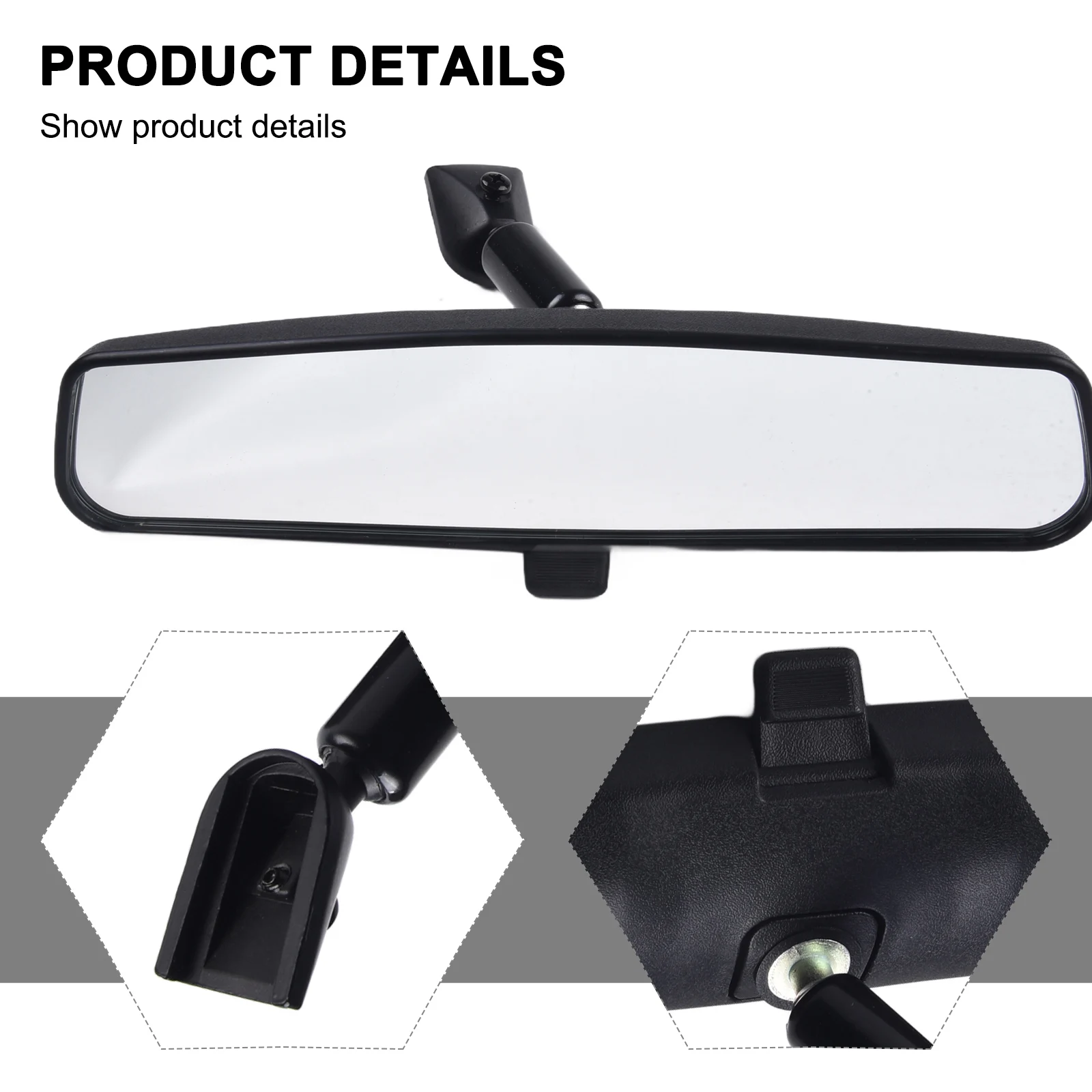 KD53-69-220B Interior Rear View Mirror Car Accessories Interiors For MX-5 Wide Angle Rear View Baby for child Seat Watch