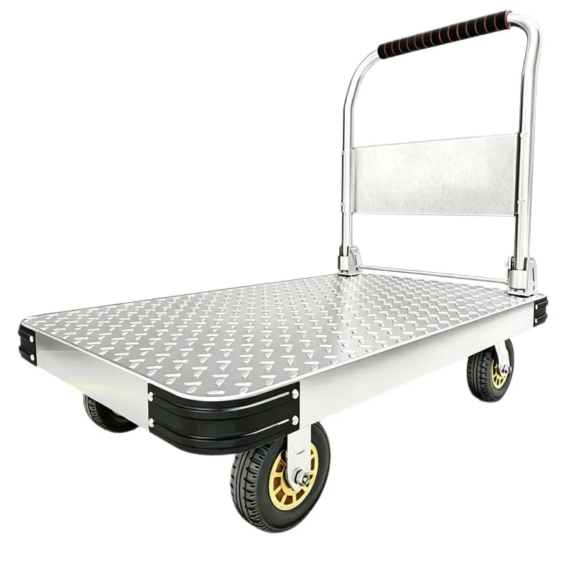 trolley, flatbed trolley, pulling goods, handling, folding trailer
