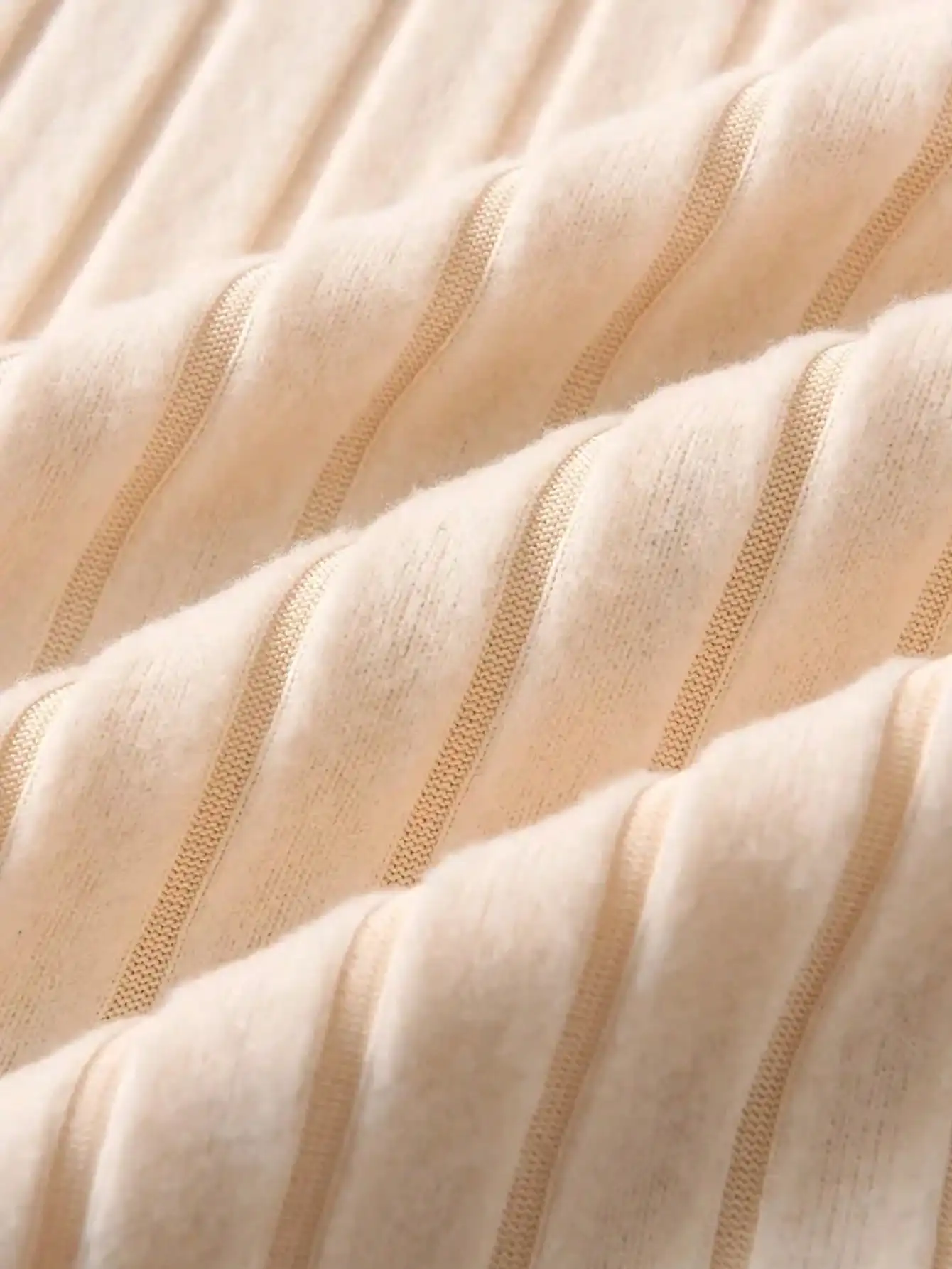 Elegantes Einfarbiges Gestricktes Off-Shoulder Kleiderset für Junge Mädchen Trägerloses Top mit Gerader Hose – Detail 10