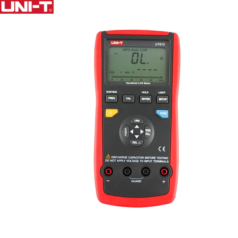 UNIT UT611 UT612 Capacitance meter LCR Meter 20000 insolution resistance meter with LCD backlight display