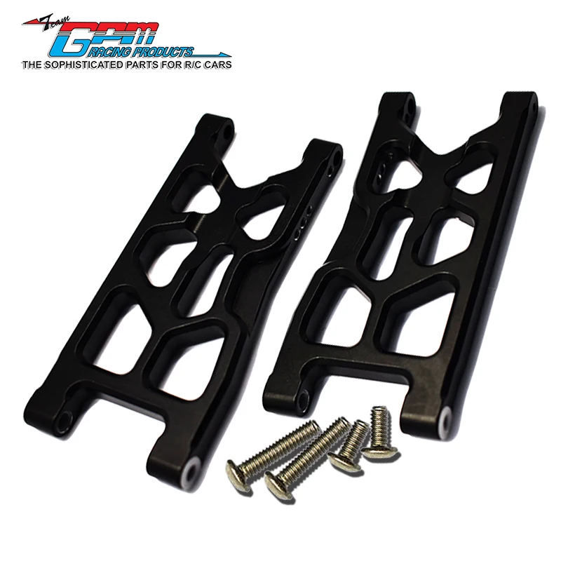 Brazos inferiores traseros de aluminio GPM para ARRMA 1/10 Granite Senton Big Rock 3S