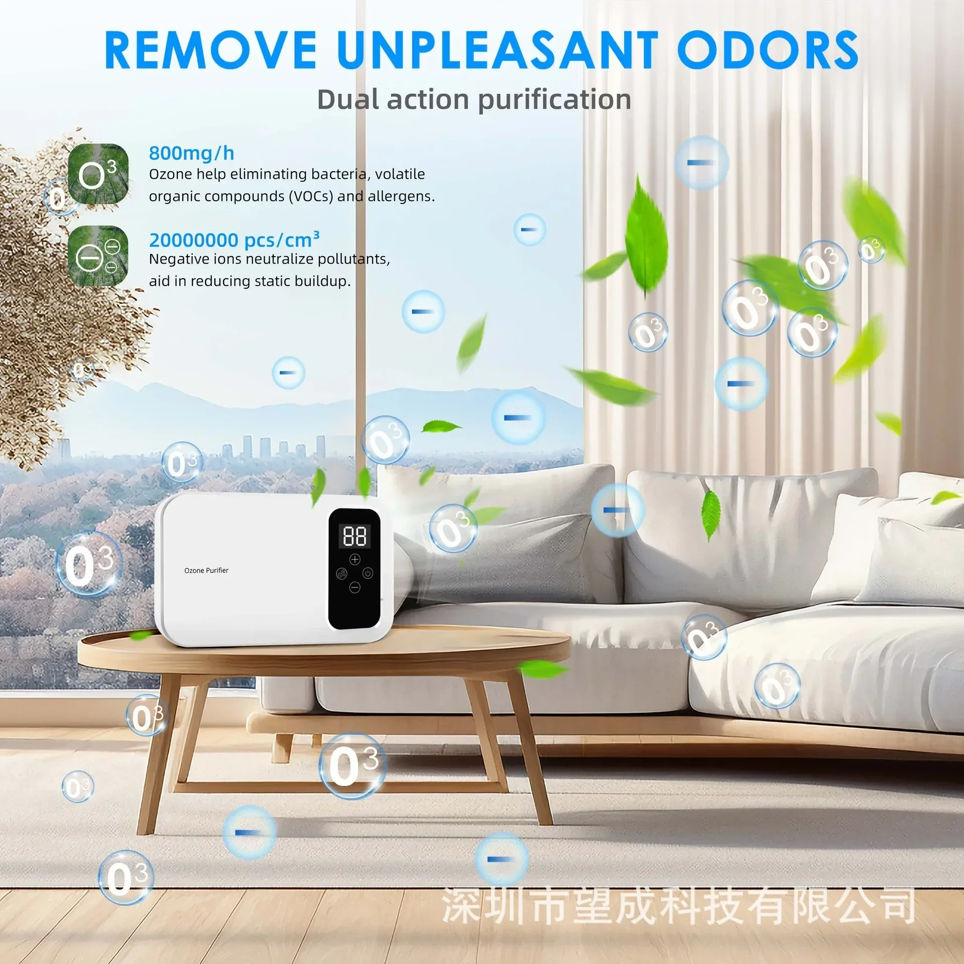 Negative Ion Ozone Purification Fruit and Vegetable Washing Machine Efficiently Removes Pesticide Residues