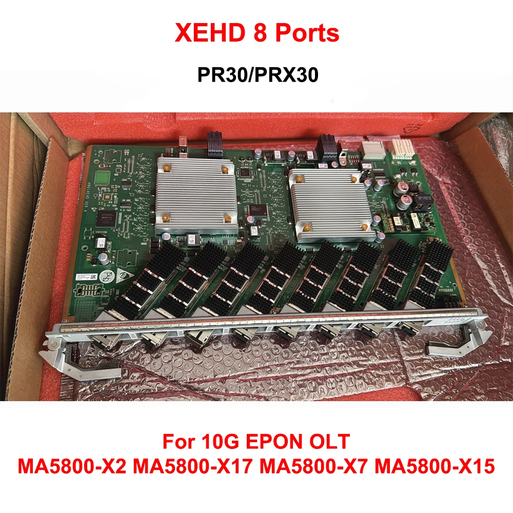 FTTH 10G EPON OLT 8-port XEHD Interface Service Board with PR30 or PRX30 Optical Module for EPON OLT MA5608T/MA5683T/MA5680T