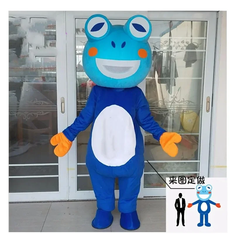 4 stili costume mascotte rana colorata Halloween cosplay personaggio dei cartoni animati costumi cosplay fancy party apparats outfits