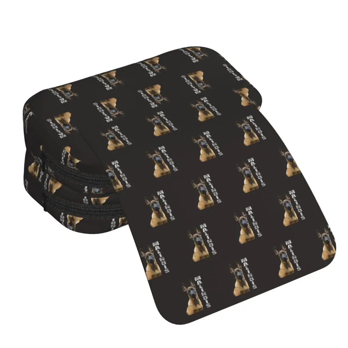 Federmäppchen mit belgischer Schäferhund-Malinois-Motiv für Jungen und Mädchen, Geschenke, Stiftbox, Bleistiftbeutel, Schreibwaren, Stifthalter-Tasche