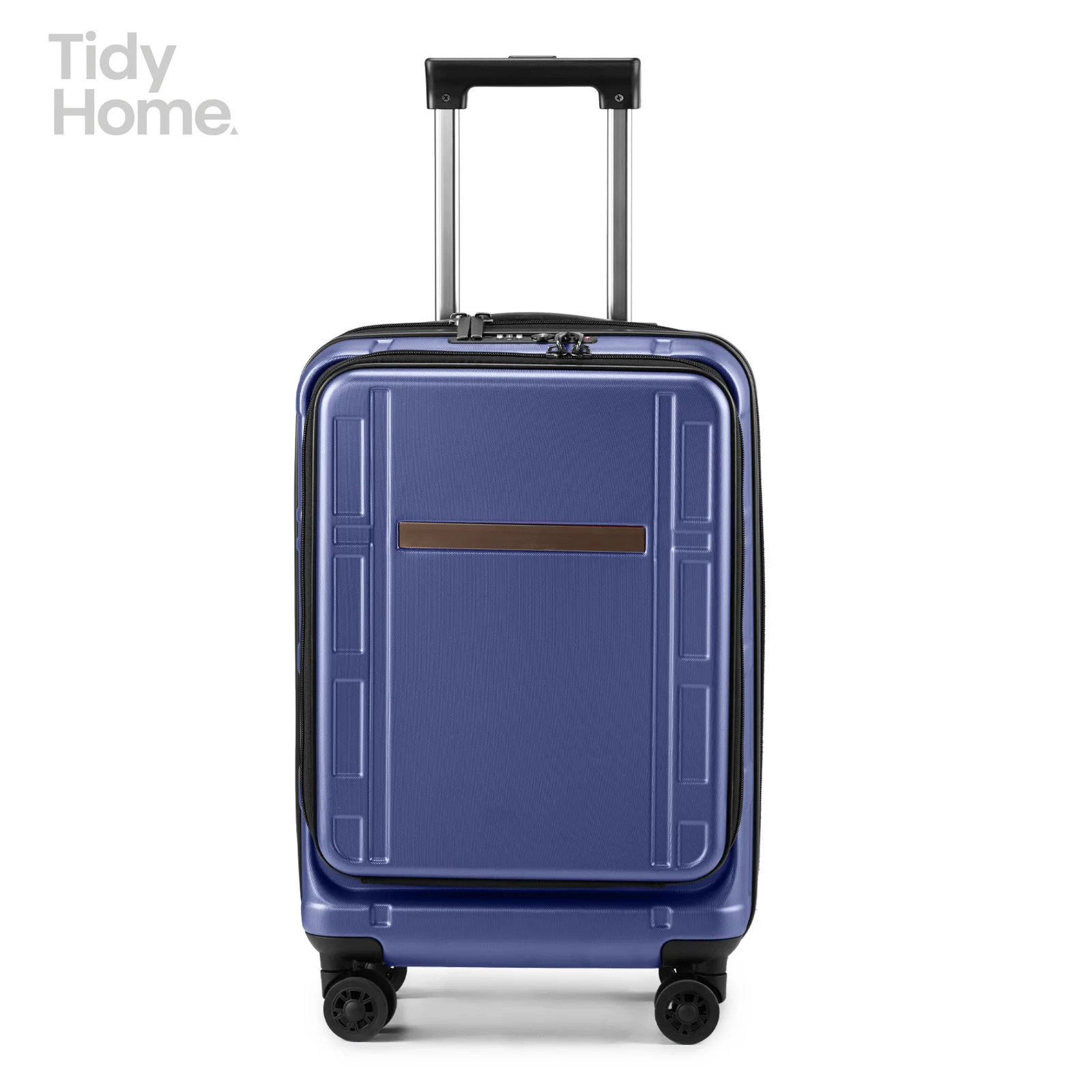 

Carry on Luggage 22 X 14 X 9 Airline Approved, ABS+PC 20 Inch Luggage with Front Compartment, Double Spinner Wheels, TSA Lock