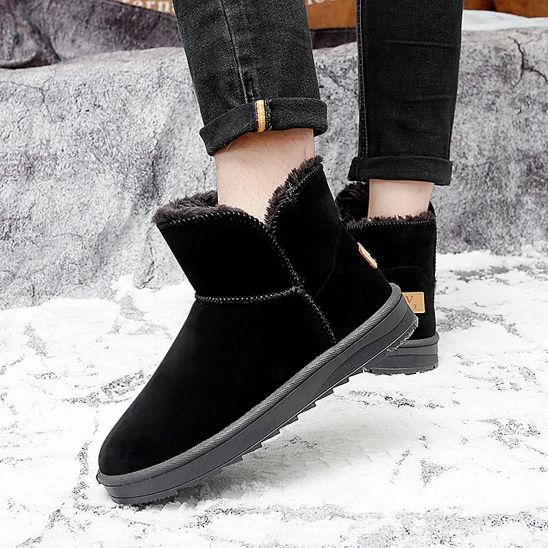 Ankle Boot Casual Flexible Round Toe Outdoor Hiking Recommended Comfortable Soft Classic All-match Plus Velvet Keep Warm Fashion