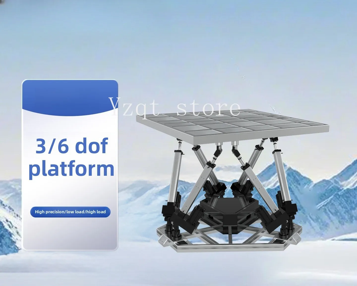 Six-degree-of-freedom motion platform Three-degree-of-freedom platform Sea state simulation experiment Flight simulation