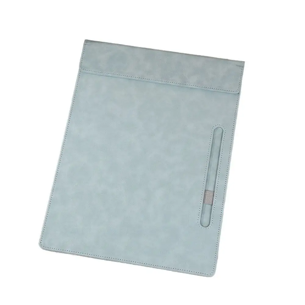 

Vintage PU Leather File Folder a4 with Pen Insert Writing Clipboard Waterproof Portable Writing Board Nurses