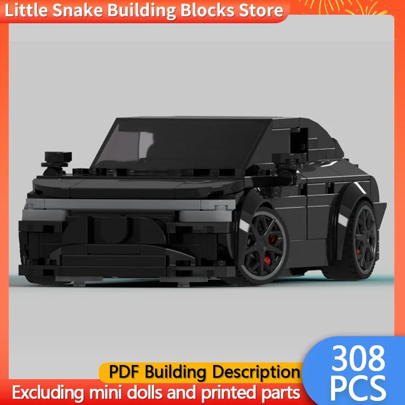Speed Racing Car Model MOC Building Bricks CLA 45 Performance Sedan Modular Technology Gifts Holiday Assemble Children Toys Suit
