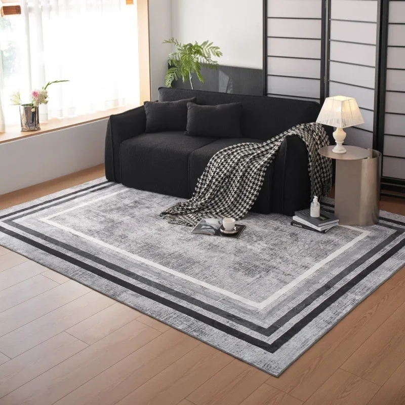 Nordic light luxury simple home living room coffee table sofa balcony carpet bedroom bedside floor mat non-slip washing blanket