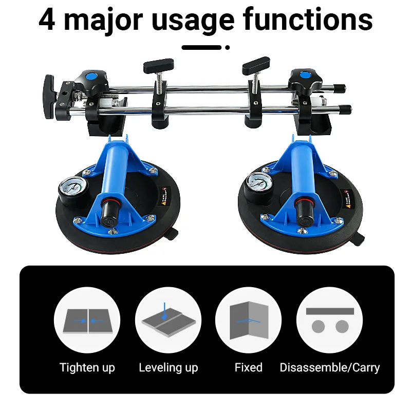 Air Pump Suction Cup Countertop Splicing Leveler Rock Slab Tile Marble Seamless Splicing Tool Removable Multifunctional Leveler