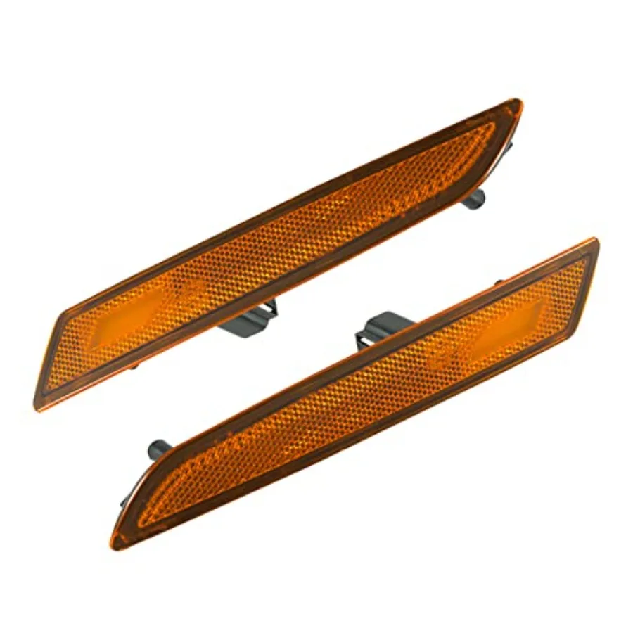 

Pair Signal Marker LED Lights Amber Hood Lamp Fit for Volvo VNL/VNR 2018-UP Left Driver and Right Passenger Side 23760339 23760