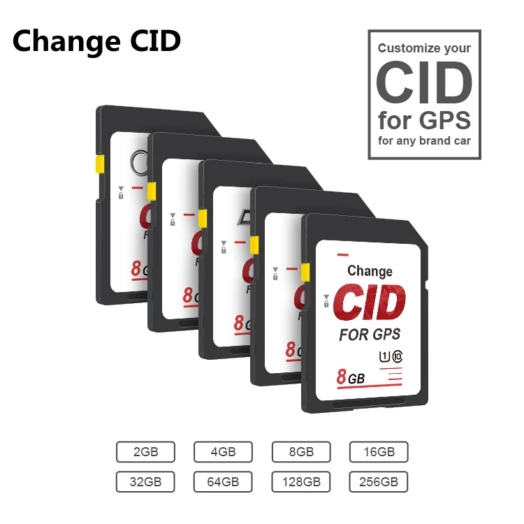 Change CID 32GB memory card 4GB memory card 8GB 16GB high speedCID navigation GPS map