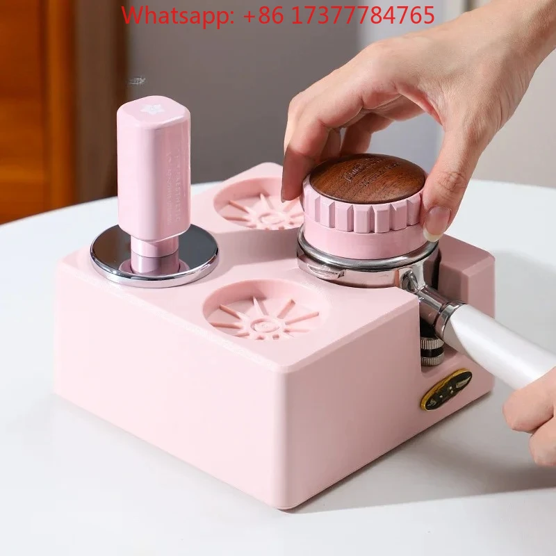 Foundation Make-up Pressing Seat Espresso Filling Seat 51/58mm, Powder Pressing Cloth Powder Three Piece Combination Set