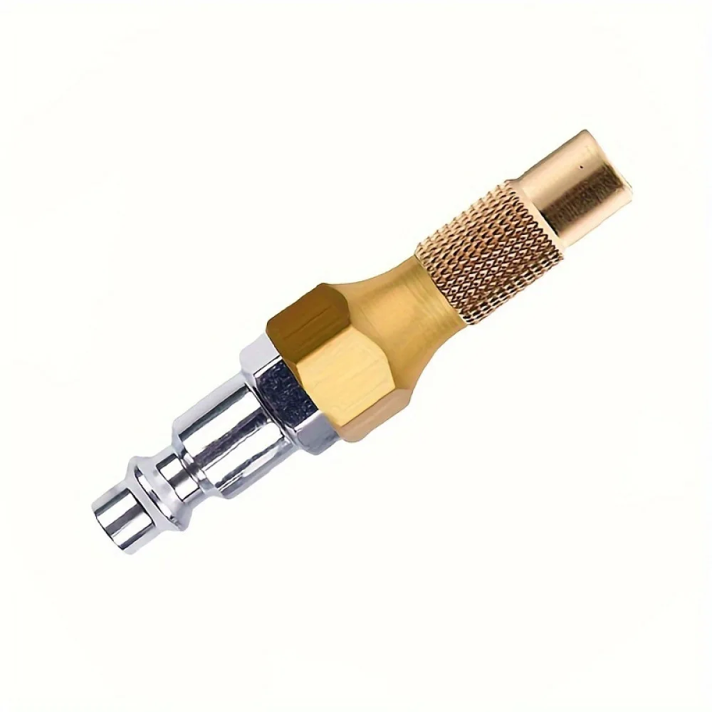 Copper Tire Inflator Chuck Twist On Adapter American Valve Connector For Car Motorcycle Tyre Pressure Gauge Tool