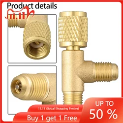 1pc Quick Connect Tee Adapter With 1/4