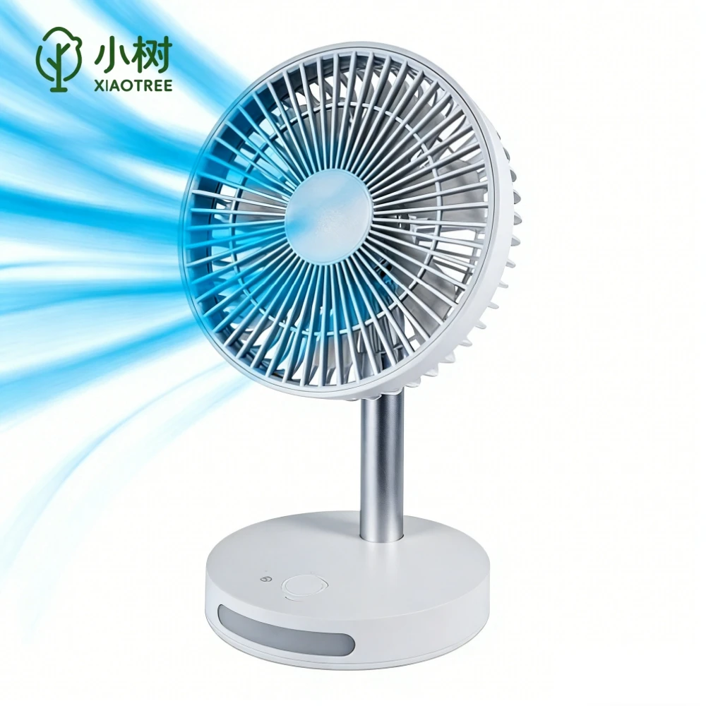 

Настольный USB-вентилятор на 3600 мАч, портативный вентилятор для офиса, бесшумный, с пятью скоростями, для кемпинга, электрический вентилятор