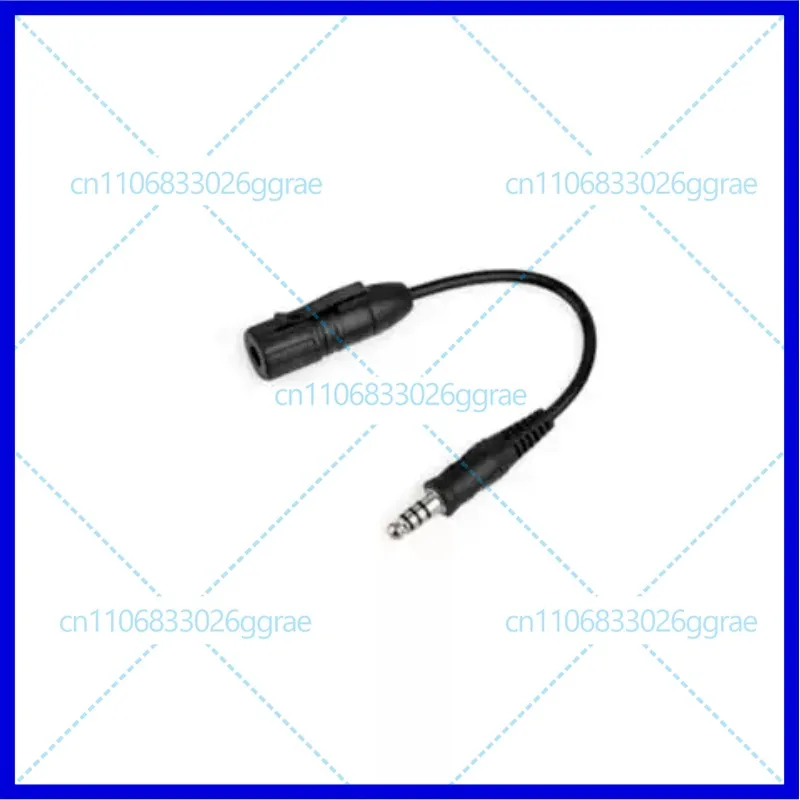 Z-TAC earphones for PTT Tactical headphones Dedicated non-military to military interface, two-way adapter cable 7.0 adapter