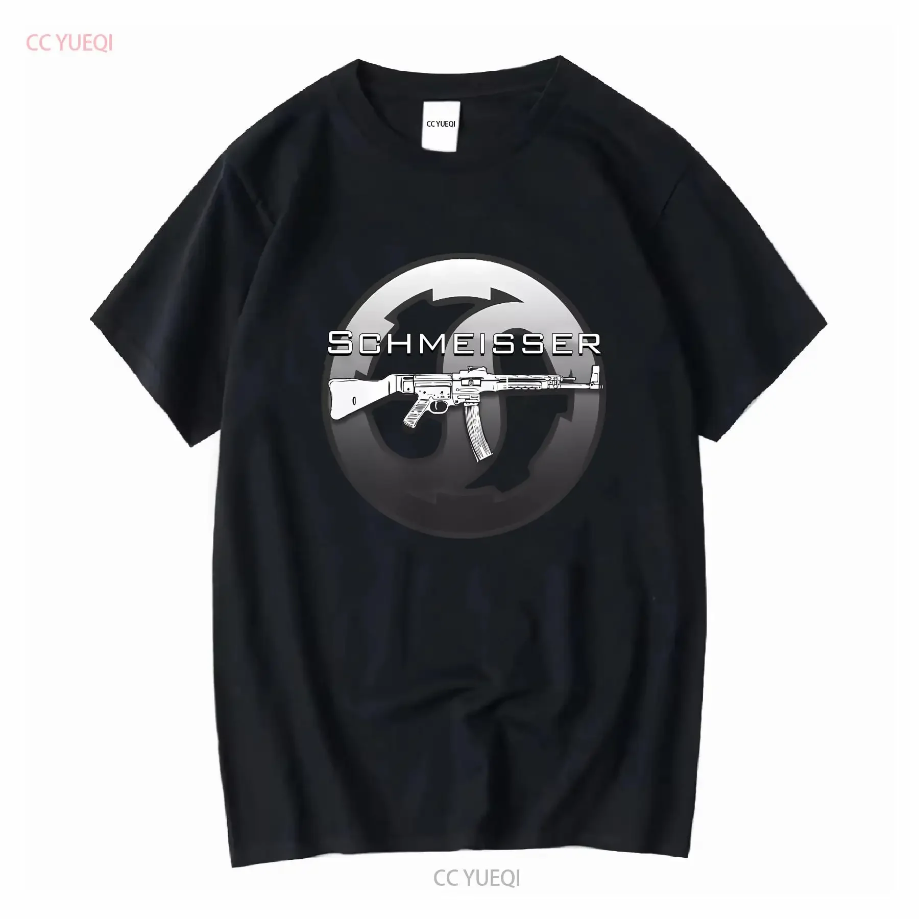 Schmeisser Fire Arms Logo Shirt STG44 Deutsches WW2 Angriffsgewehr T Gun WWll lange oder kurze Ärmel Vintage Washed Slightly