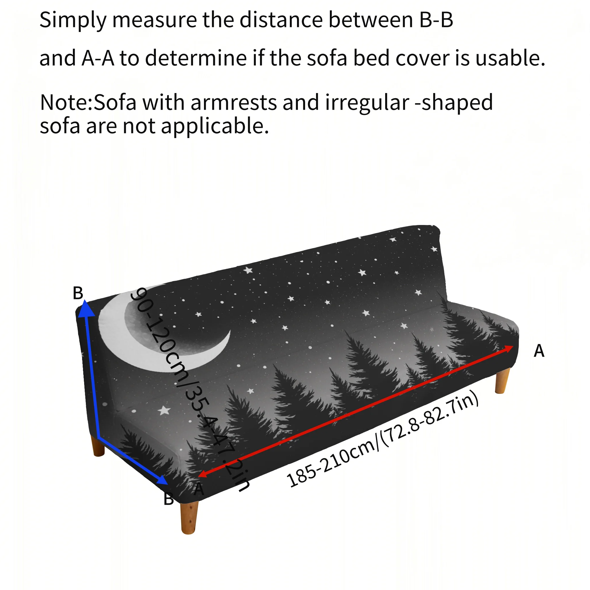 Xingyue Forest sofa bedspread, elastic sleeveless sofa cover, dust-proof and non-slip furniture protective cover
