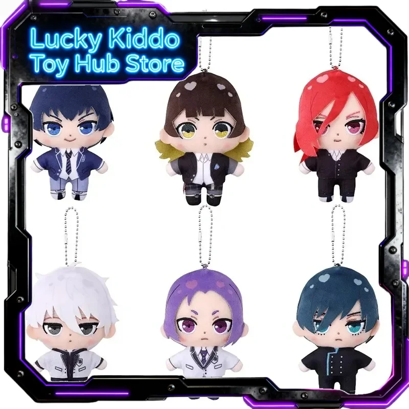 In Stock Bandai Blue Prison Qianqiling Wang Chengshilang Plush Doll 3 Twisted Egg Nut Pendant Anime Collectible Bag Accessory