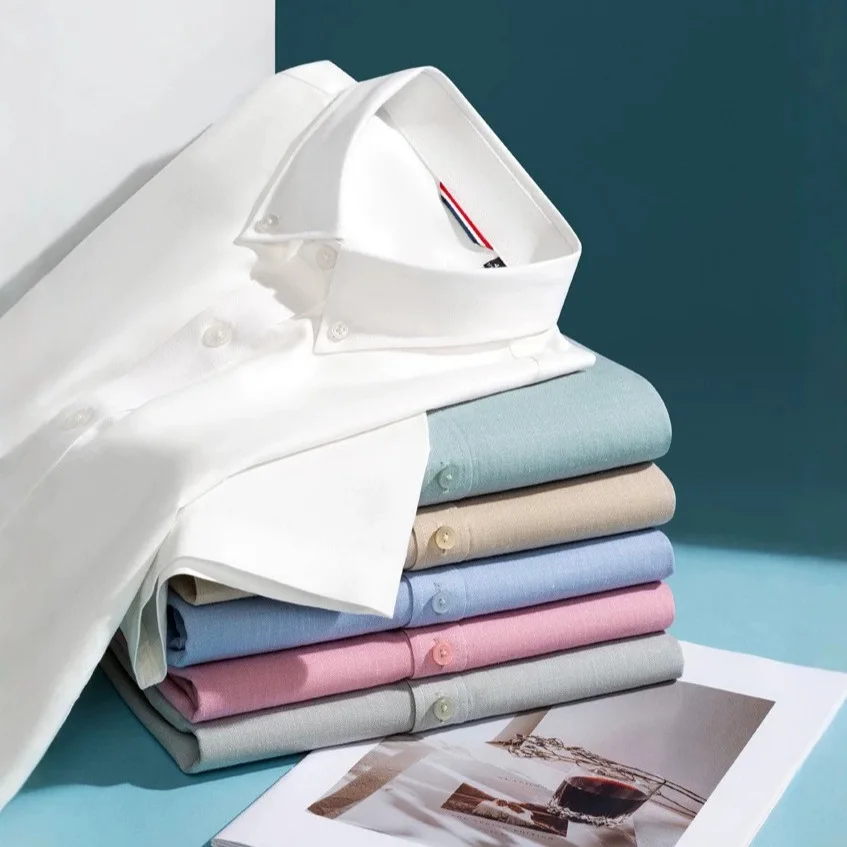 

Men's Wrinkle Free Non Iron Dress Shirt Solid Color Long Sleeve Slim Fit Business Office Daily Casual Versatile Tops