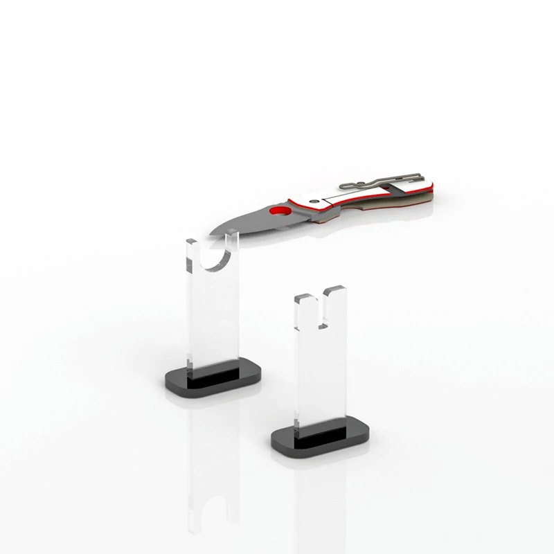 Acrylic Display Stand Knives Holder Cutter Display Holder Collection Rack Transparent Cutter Holder Knives Collection Display
