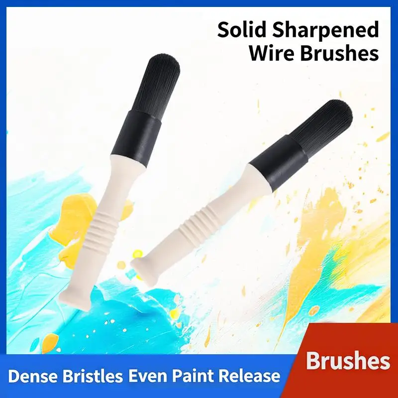1PCS Engine Wheel Brush Efficient Stiff Bristles Durable Versatile Design For Engine Car Door Wheel Cleaning Brushes Tools