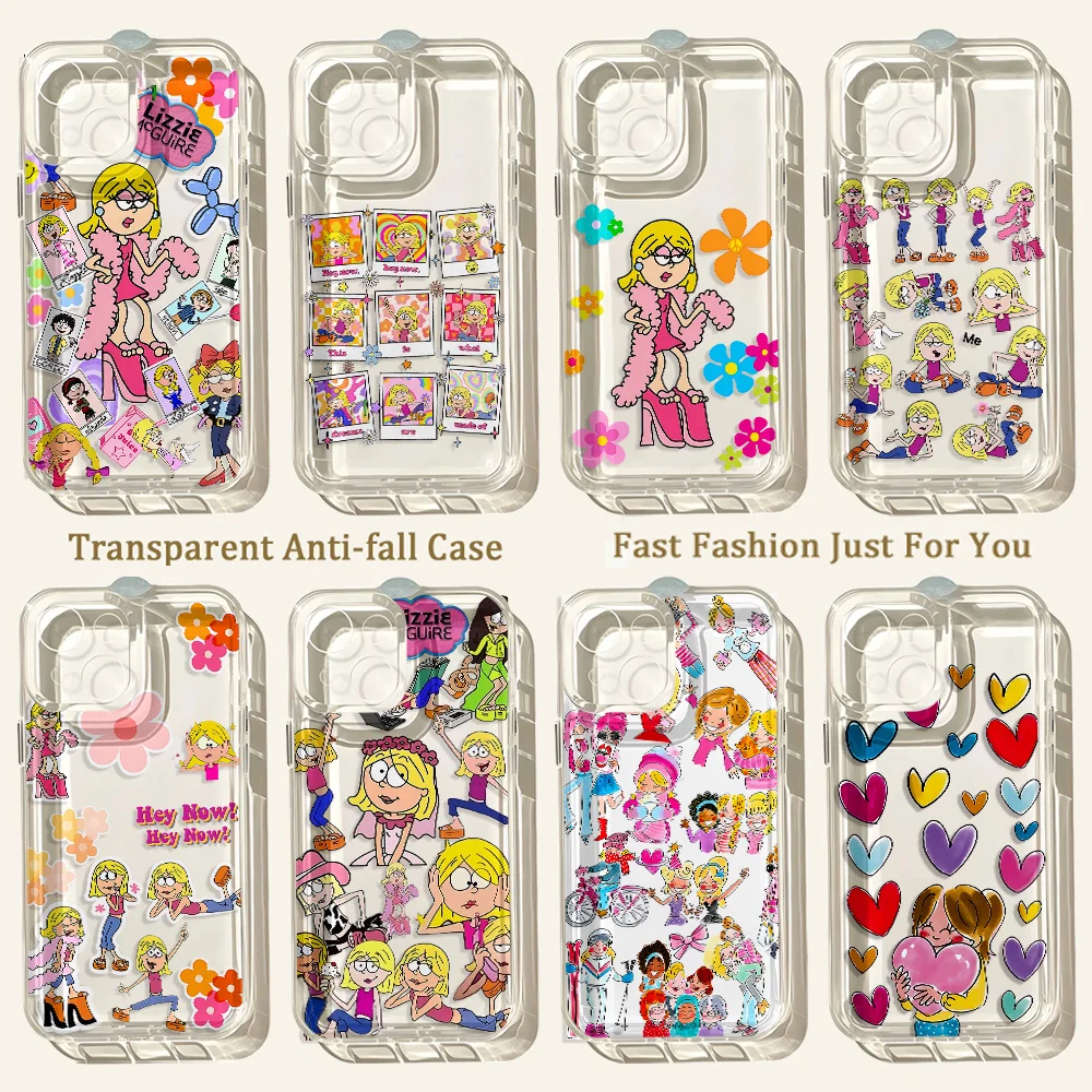 Cartoon Lizzies McGuires Phone Case For Samsung Galaxy A27 A37 A57 A16 A07 A17 A36 A26 A56 A55 A35 A25 A15 A54 A24 A14 A06 4G 5G