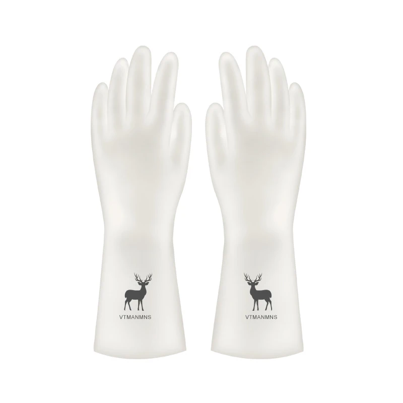 Gants de vaisselle en caoutchouc imperméables pour femmes, gants de lavage de vêtements, gants en latex, style simple, brosse domestique fine, bol