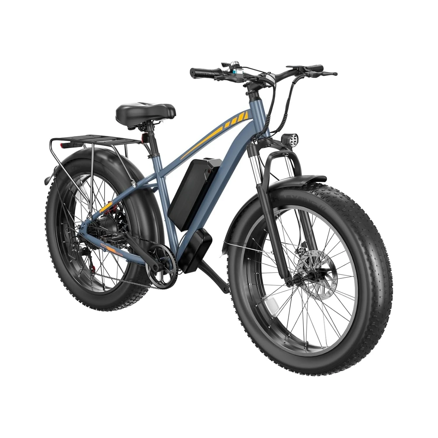 

Electric Bicycle for Adults, 1500W Peak Motor 30 MPH 60 Miles Fat Tire E Bike with 48V 18.2Ah Removable Battery 26", Customized