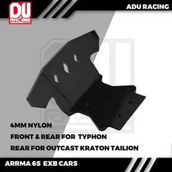 ARRMA 6S KRATON OUTCAST TALION TYPHON için NYLON yarış naylon ön veya arka tampon