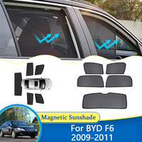 For BYD F6 2009 2010 2011 Magnetic Sunshade UV Protection Sun Shading Sunshade Curtain Privacy Visor Car Accessories Auto Parts