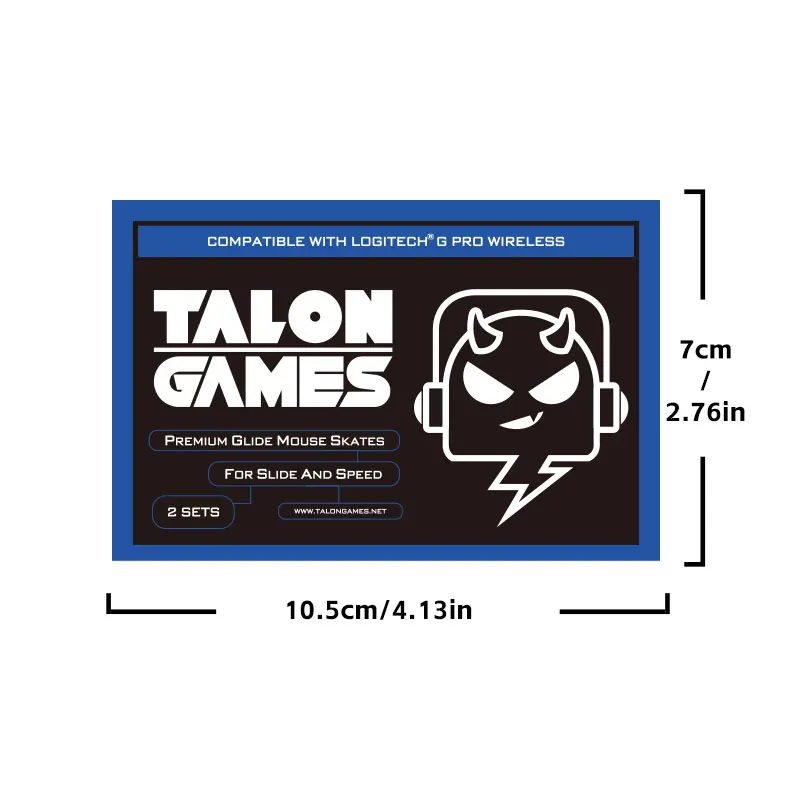 2 مجموعات TALONGAMES ماوس قدم رمادي فاتح مخصص منحني حافة الماوس الزلاجات ل لوجيتك GPRO ماوس لاسلكي قدم استبدال