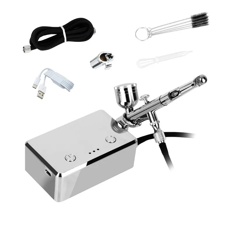 High Pressure and Large Flow Model Coloring Painting Spraying Handheld Air Pump Spray Gun Set Portable